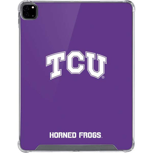 Texas Christian University TCU Horned Frogs iPad Pro 12.9in (2020) Clear Case
